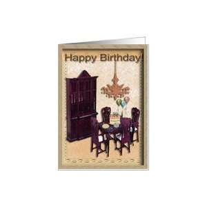  Birthday Party Invitation / 70 years old / Peach Room Card 