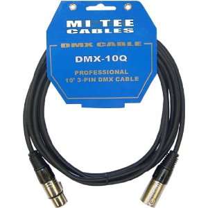    MI TEE Cables DMX 10Q Professional 10 3 Pin DMX Cable Electronics