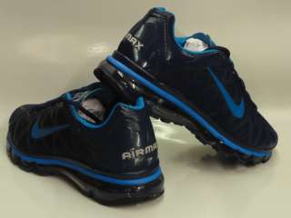 Nike Air Max + 2011 Binary Blue Black Sneakers Mens Sz 9  