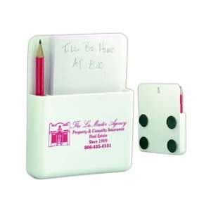 Super magnetic memo holder with pencil and paper pad 
