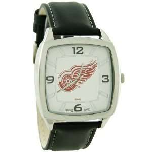  Detroit Red Wings Retro Watch w/ Leather Band Sports 