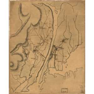  1776 map of Bronx (New York, NY), Revolution