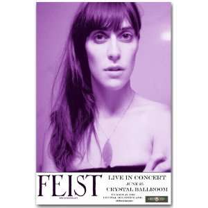  Feist Poster   C Concert Flyer