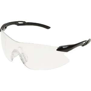  ERB 15426 Strikers Safety Glasses, Black Frame with Clear 