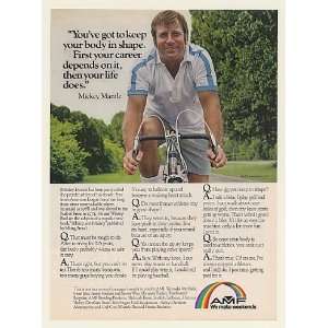   Mantle Riding Bike AMF Sports Equipment Print Ad (Memorabilia) (52300