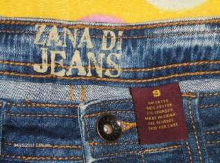 ZANA DI Jeans jrs 9 Mini Skirt Frayed Stretch Bleached  