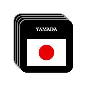  Japan   YAMADA Set of 4 Mini Mousepad Coasters 