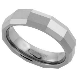 Free TUNGSTEN CARBIDE 5.5 mm (1/4 in.) Comfort Fit Domed Wedding Band 