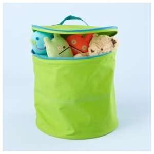   Containers Kids Green Zippable Bag Storage Bin