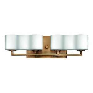  Hinkley 5064BR, A La Mode Glass Wall Vanity Lighting, 4 