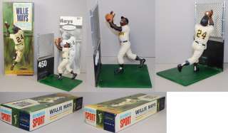 Aurora Model B/U 1960s Sports Willie Mays Giants w Box Build Up  