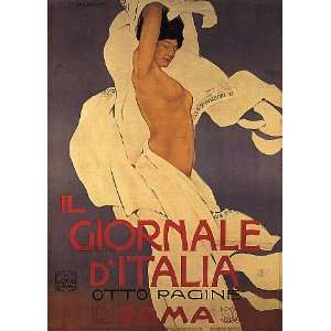  IL GIORNALE ITALIA ITALY NEWS PAPER GIRL ROMA OTTO PAGINE 