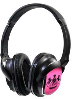   Pastry Black And Pink over the ear Headphones with 