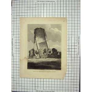  Bridgenorth Castle Salop Destroyed Antique Print