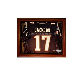  New England Patriots Football Jersey Display Case with 