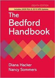 The Bedford Handbook with 2009 MLA and 2010 APA Updates, (0312652682 