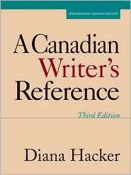 Canadian Writers Reference, (0312416830), Diana Hacker, Textbooks 