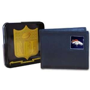  Denver Broncos Bifold Wallet in a Tin
