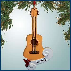 Personalized Christmas Ornaments   Classic Guitar   Personalized with 