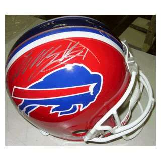 Willis McGahee Autographed Helmet   Replica
