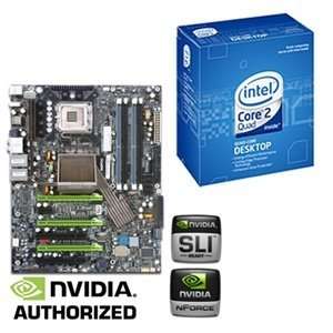  XFX nForce 780i 3 Way SLI Motherboard and Intel Co 