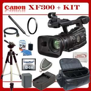 Canon XF300 Professional Camcorder with SSE Professional Kit. Includes 