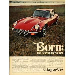 1971 Ad Jaguar V12 Engine British Leyland Motors   Original Print Ad