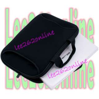 Black Neoprene Carry Bag Soft Case for Apple iPad iPad2  