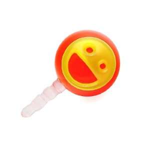  [Aznavour] Smile Ball Ear Cap for iPhone & Galaxy / Orange 