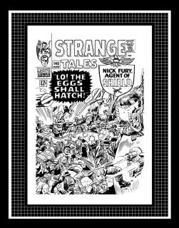 Jack Kirby Strange Tales #145 Rare Production Art Cover  