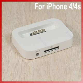 New USB Sync Cradle Stand Dock Charger Charging For Apple iPhone 4G 4S 