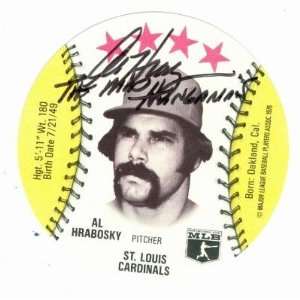  Al Hrabosky Autographed/Hand Signed Isalys Disc (St 