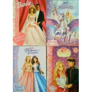  Set of 4 Barbie Coloring Books   Love is Everywhere 