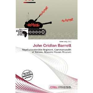  John Cridlan Barrett (9786138444237) Iosias Jody Books