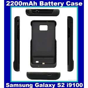  BLACK 2200mah External Backup Battery Charger Rechargeable 