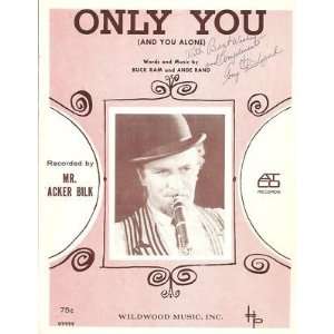  Sheet Music Only You And You Alone Acker Bilk 102 