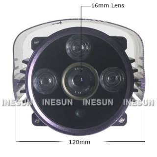   IR Outdoor Waterproof Security CCTV Camera 16mm Lens 420TVL SONY CCD