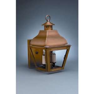 Northeast Lantern 7611 AB LT2 CLR Stanfield 2 Light Sconces in Antique 