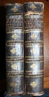 1733~Historiologia Medica~George Stahl~Rodrigues~2 Vols  