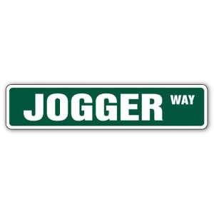  JOGGER  Street Sign  jog running runner exercise gift 
