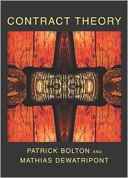   Theory, (0262025760), Patrick Bolton, Textbooks   