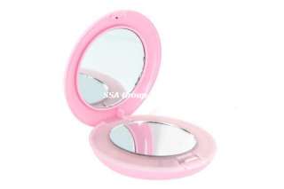 PRETTY CAT PERSONAL COMPACT MIRROR WITH LED LIGHTS NEW  