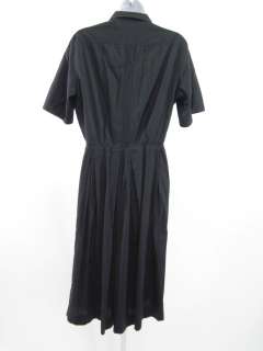   young black pleated shirt waist dress this totally fabulous vintage