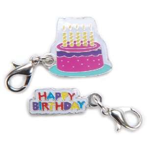 Clip Itz Charms 2/Pkg Happy Birthday & Cake Arts, Crafts 