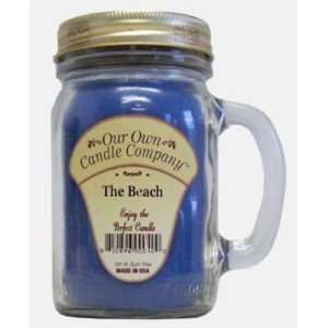  The Beach 13 oz 100 Burning time Hr Mason Jar Candle 