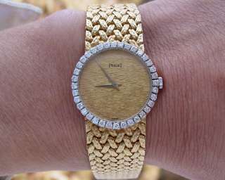 you are looking for genuine piaget lady wristwatch 18k solid yellow 