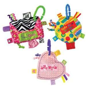  Label Loveys Attachable Squeaker Baby Toy   Diva Purse 