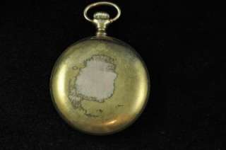 VINTAGE 18S ILLINOIS 17J POCKETWATCH FROM 1904 RUNNING  