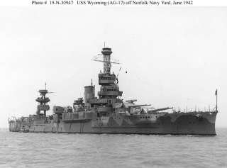 USS WYOMING BB 32 WW I NAVY CRUISE BOOK YEAR LOG 1917 1918  