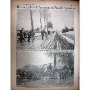  WW1 1916 Turkish Gunboats Soldiers Cyclist Corps Waggon 